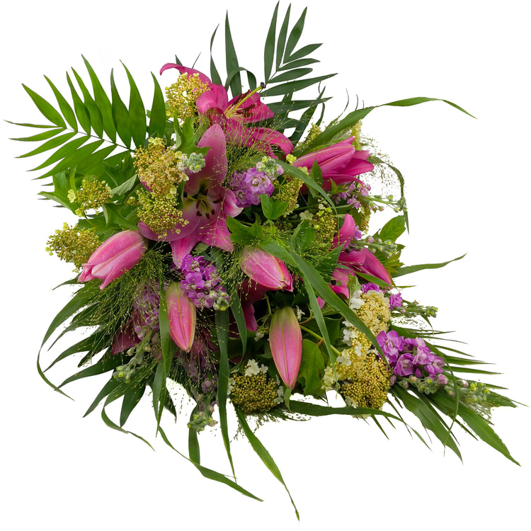 Farverig og luftig buket