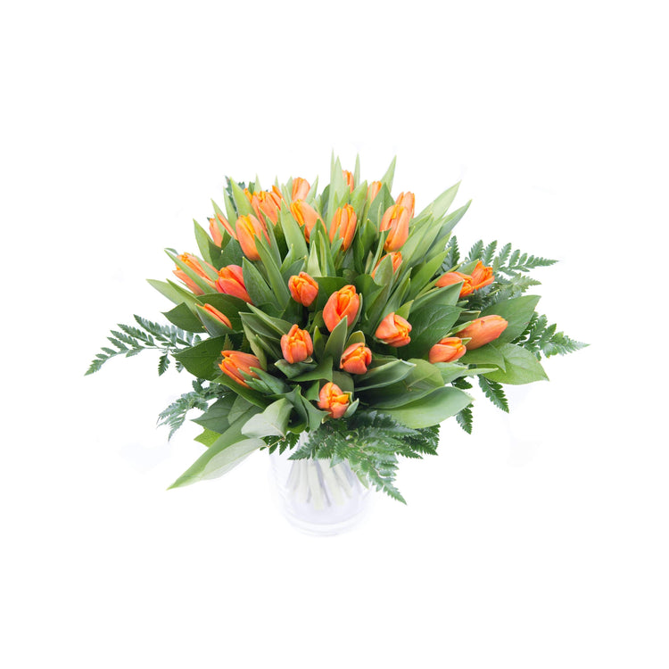 Orange tulipaner-Bundter-e-BLOMST.dk